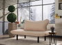 Atelier Del Sofa Chatto - Sofá-Cama de 2 Plazas Crema